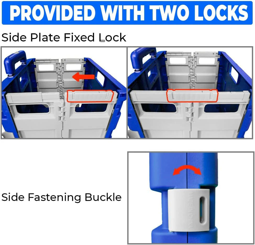 Shopping Cart With Side Lock