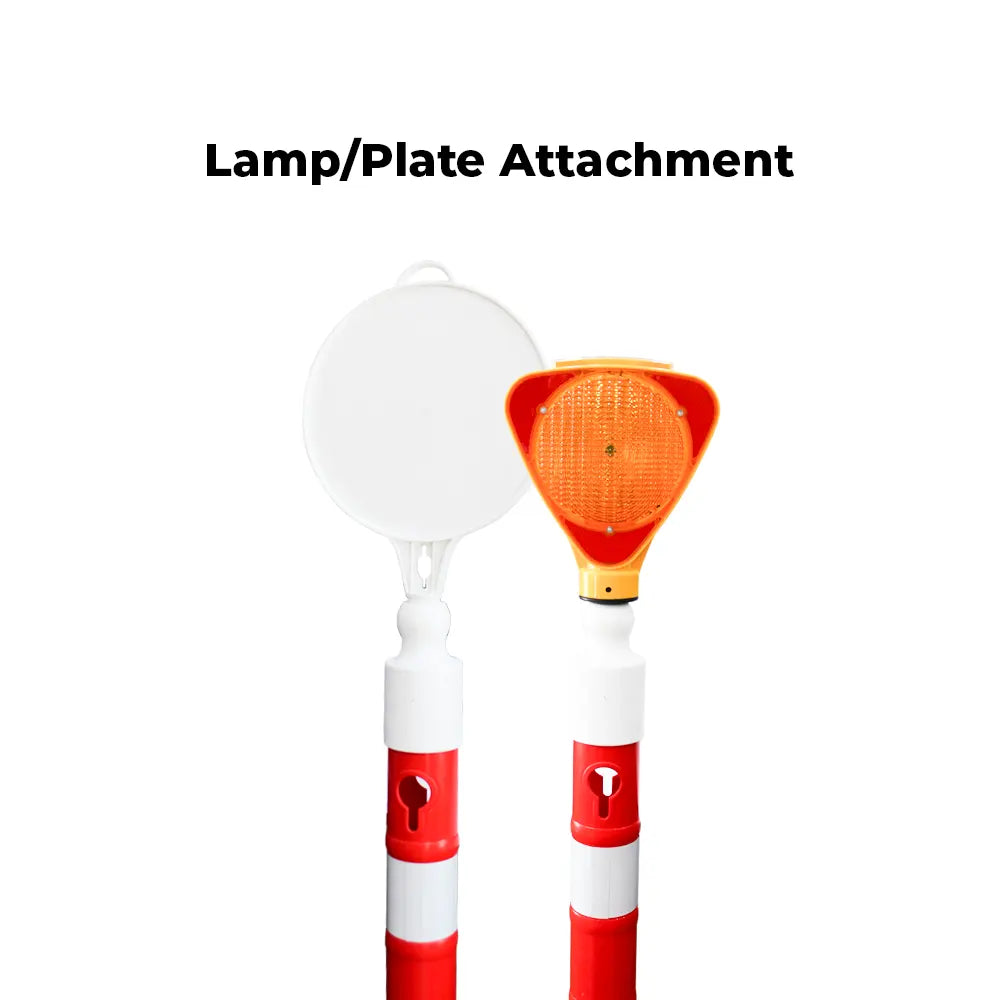 Reflective Delineator Post 110CM - Red & White