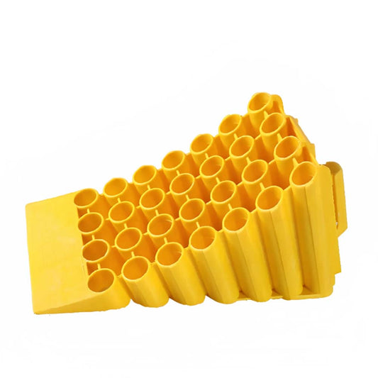 Wheel Chock Yellow 45CM Pipe Shape - Biri Group 