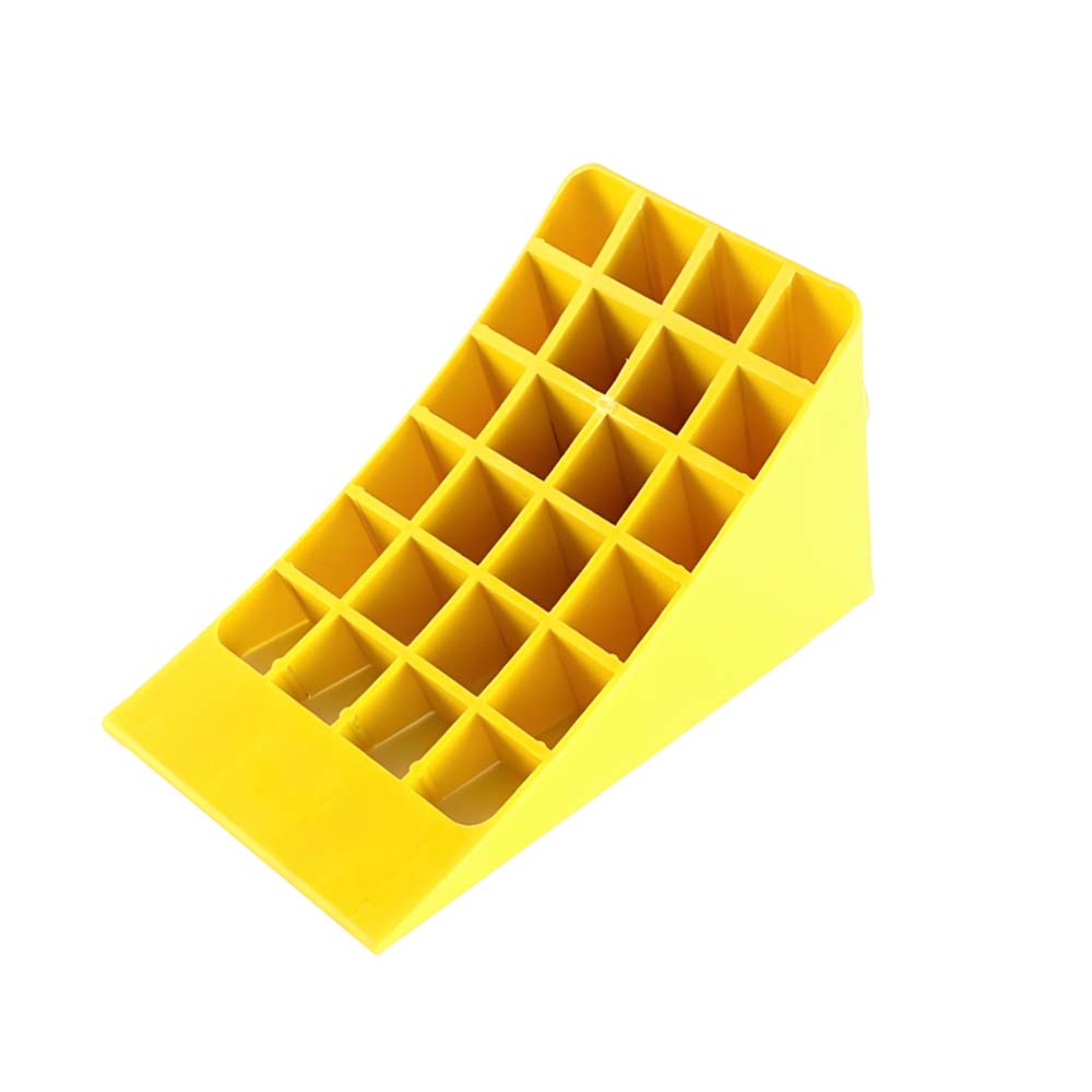 Wheel Chock Yellow 45 CM Pipe Shape Premium Quality Durable Car Garage Wheel Professional Grade Parking Wheel Chocks - Biri Group