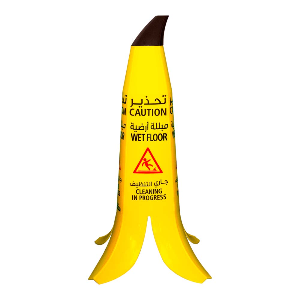 Wet Floor Banana Cone 2ft - Biri Group