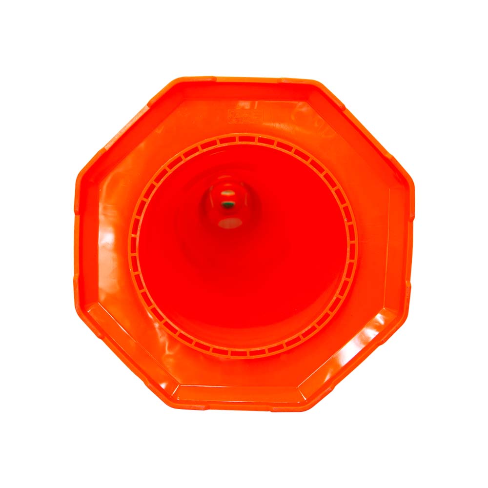 Traffic Cone 50 MM for Safety | Unbreakable Full Soft PVC Reflective Traffic Cone - Biri Group