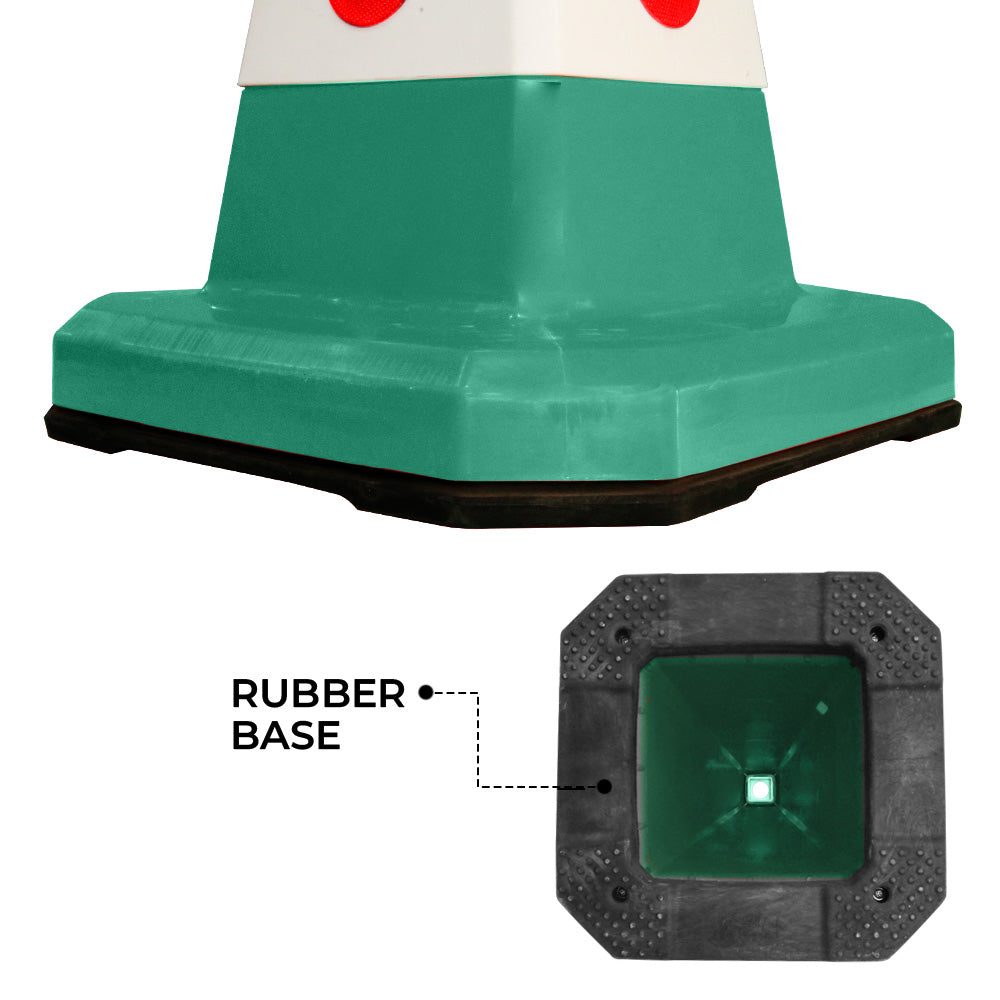 Rubber Base Safety Cone