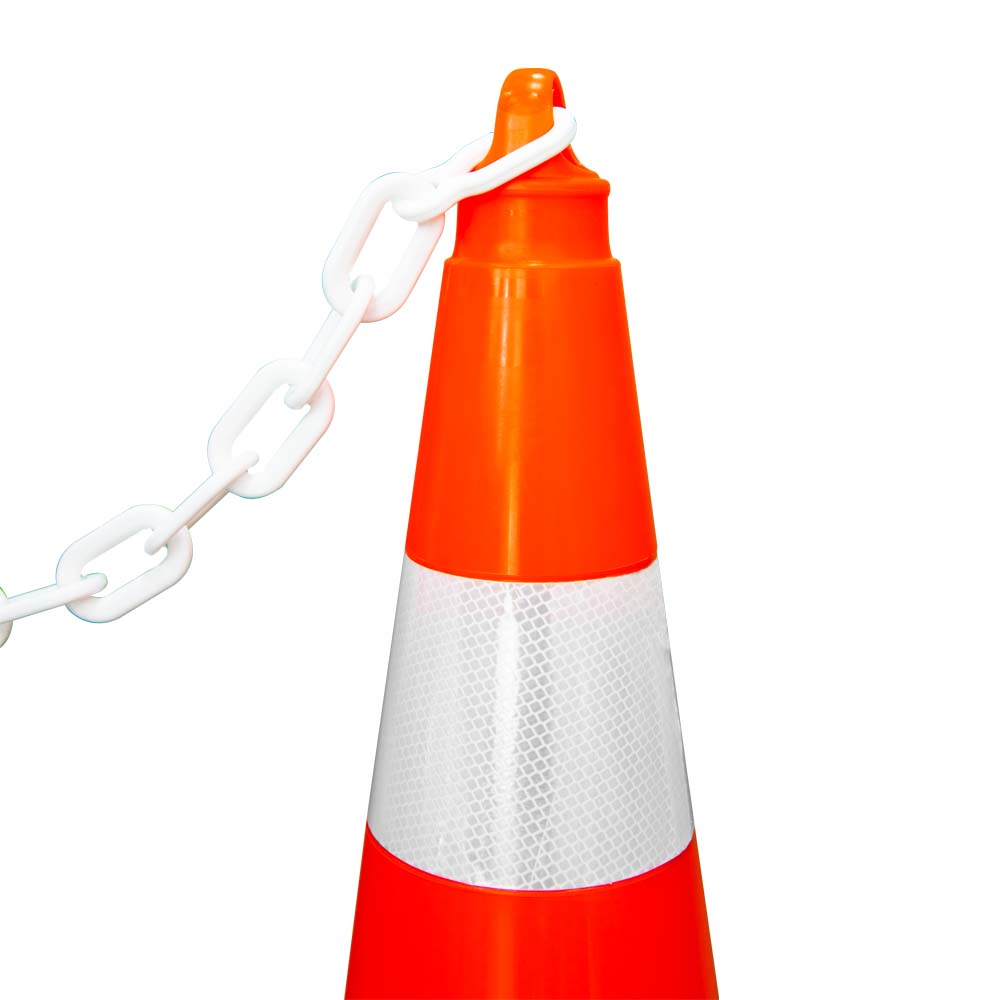 Traffic Cone 70 MM for Safety | Unbreakable Full Soft PVC Reflective Traffic Cone