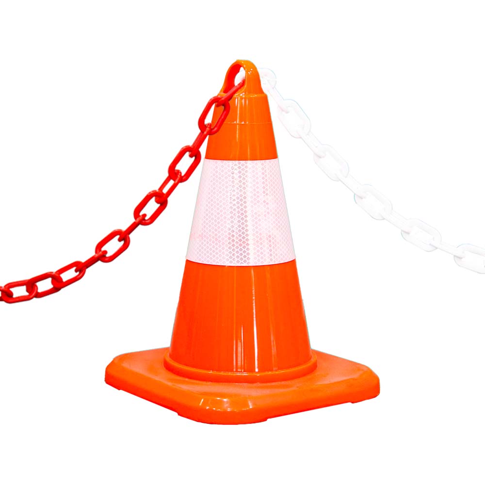 PVC Traffic Cone 32CM Reflective - Biri Group