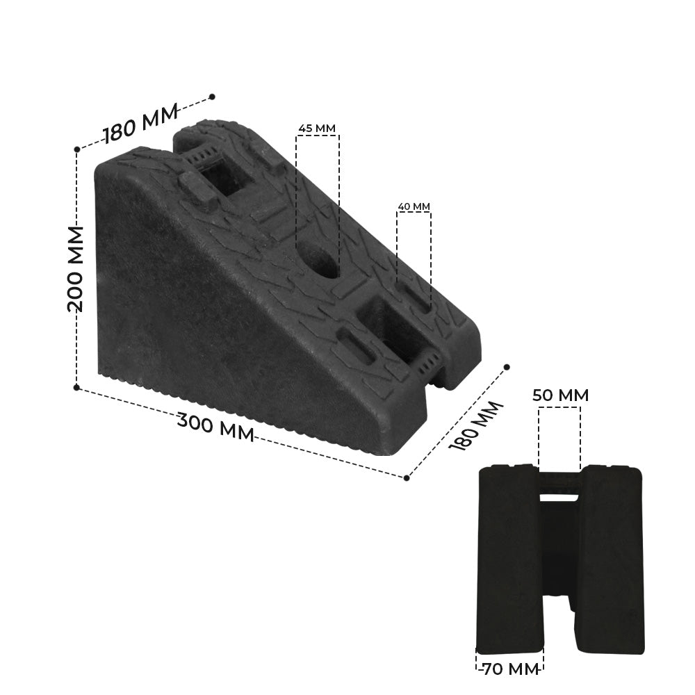 Wheel Chock Rubber 7KG