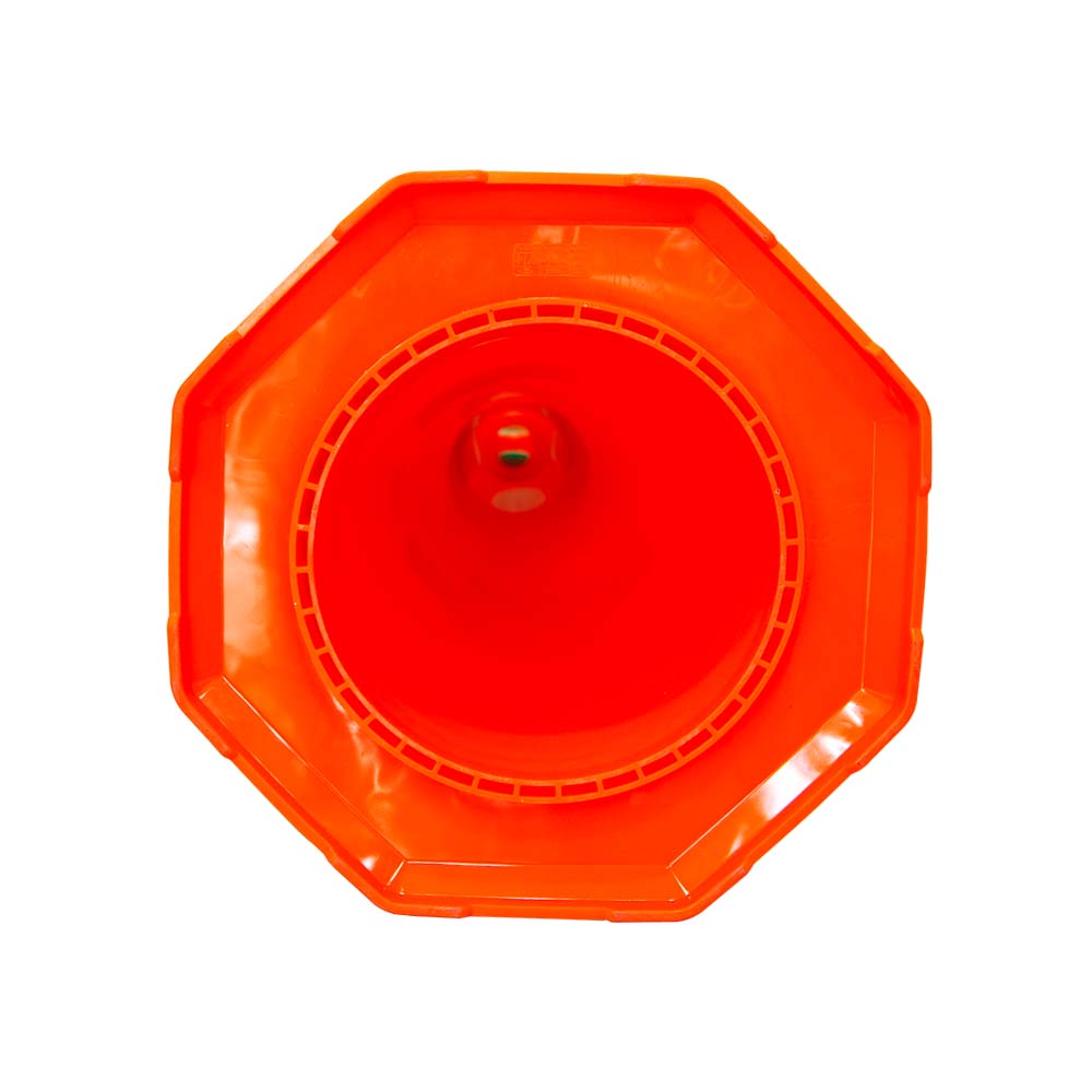 Traffic Cone 70 MM for Safety | Unbreakable Full Soft PVC Reflective Traffic Cone