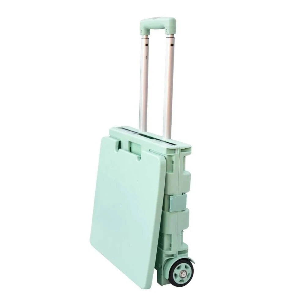 open Shopping Trolley Light Blue & Grey
