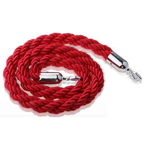 Luxurious Red Twisted Rope