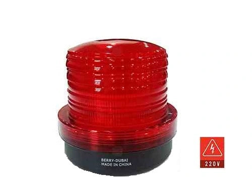 Rotating Warning Light 220V RED