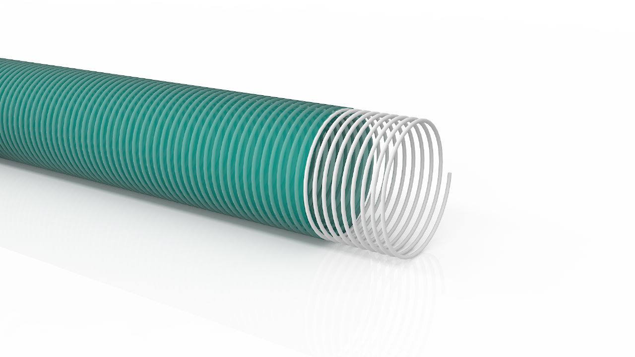 High Durable Suction Green Plastic Hose