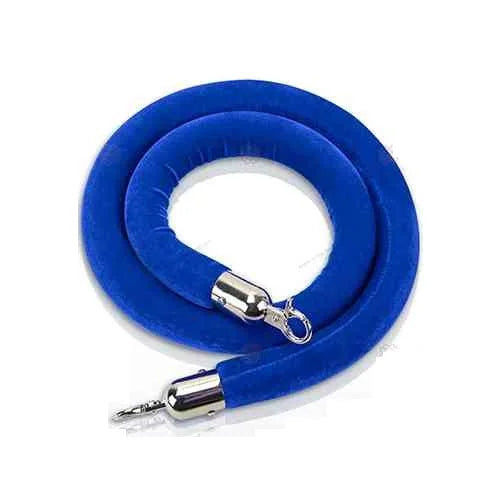 velvet rope blue