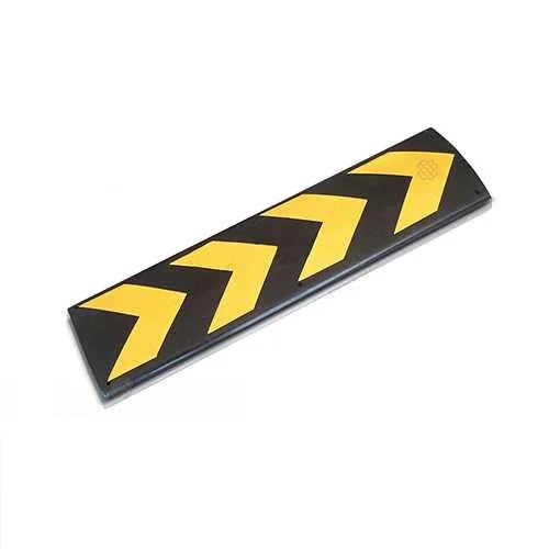 wall guard yellow stripes