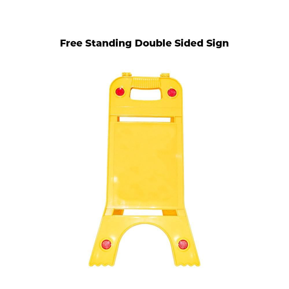 Freestanding Caution Sign