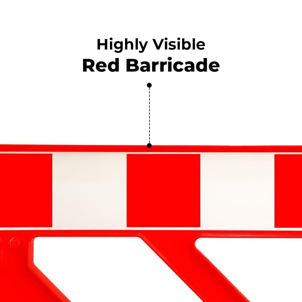High Visible Barricade Red