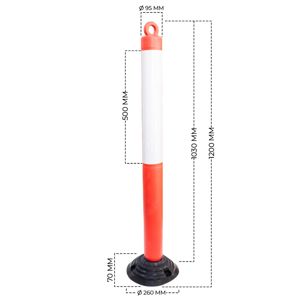 Reflective Delineator Post