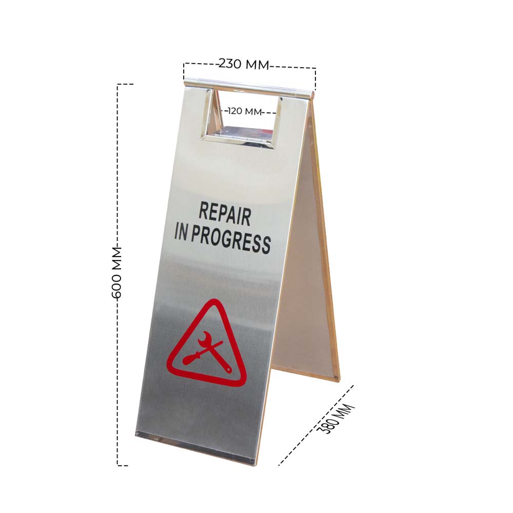Repair In Progress Warning Sign