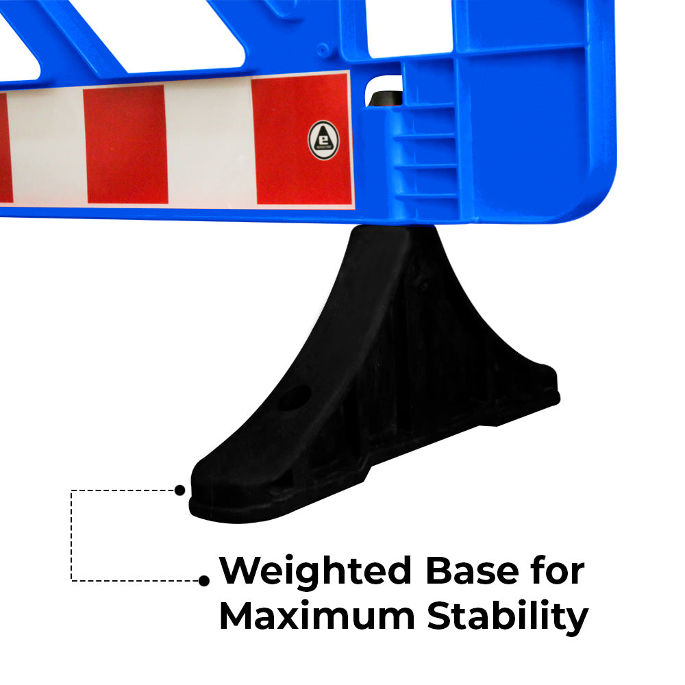 Road Barrier With Weighted Base