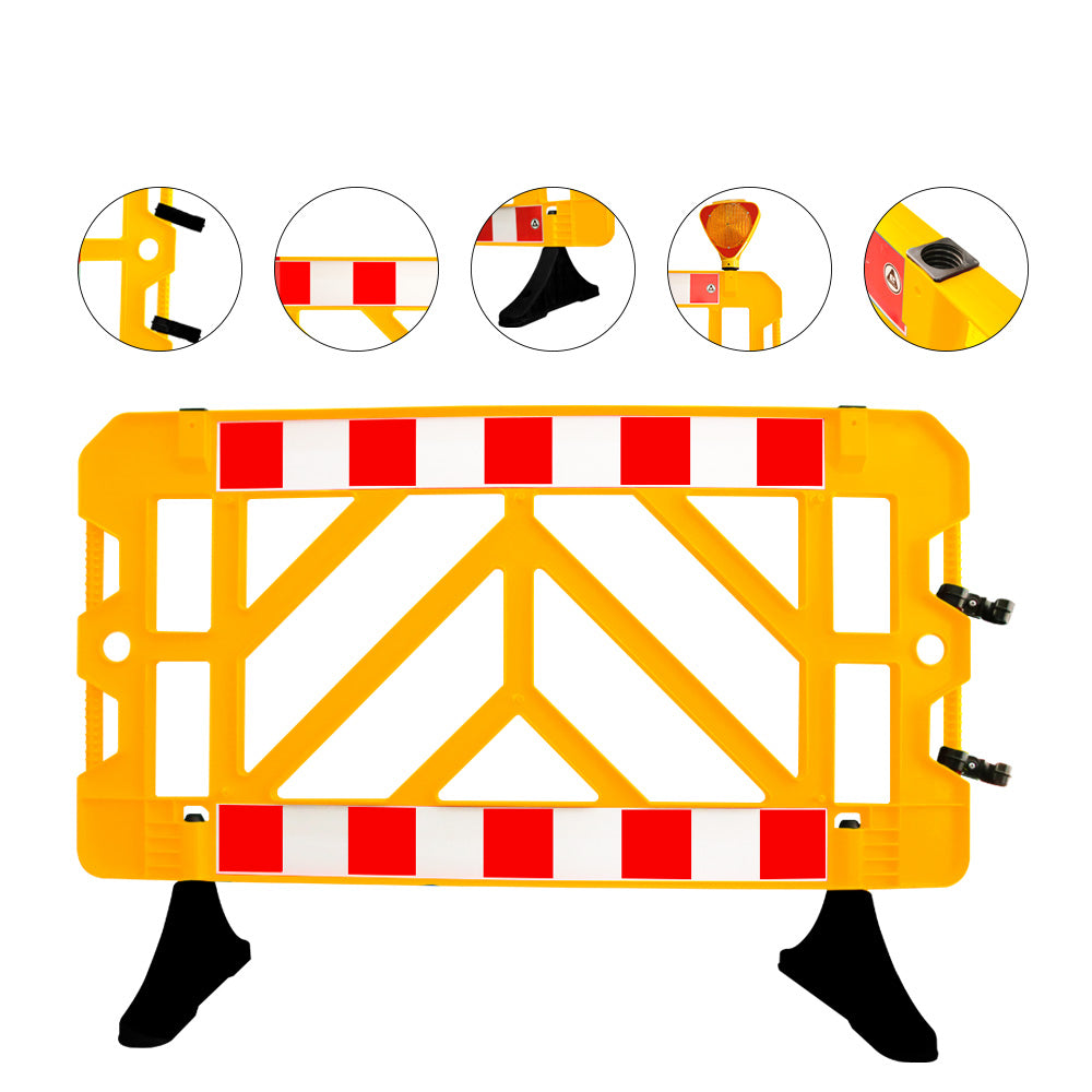 Traffic Control Barrier With attachable