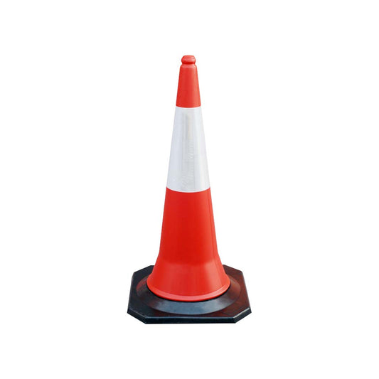 PE Traffic Cone 1 Meter -Red for Safety - Biri Group