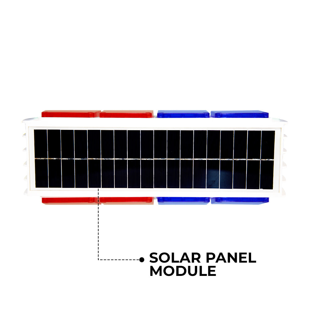 Traffic Safety LED light With Solar Panel