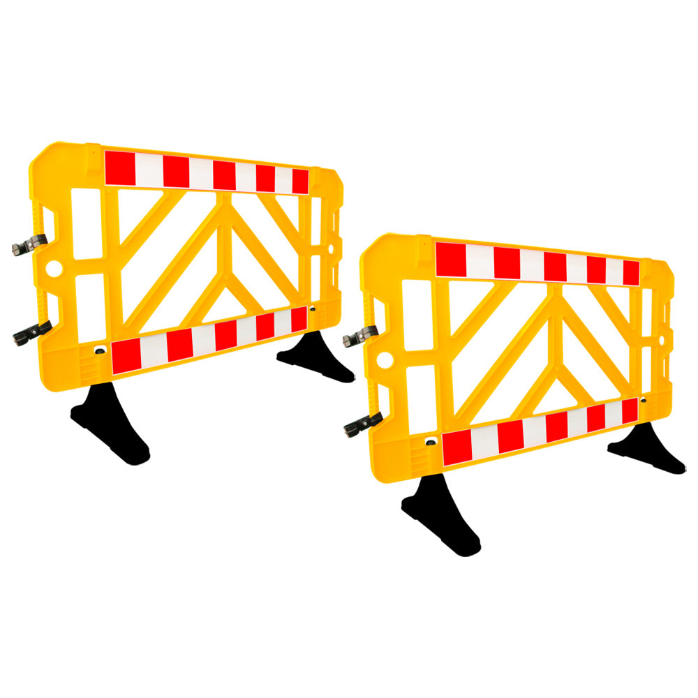 Yellow Crowd Control Barrier