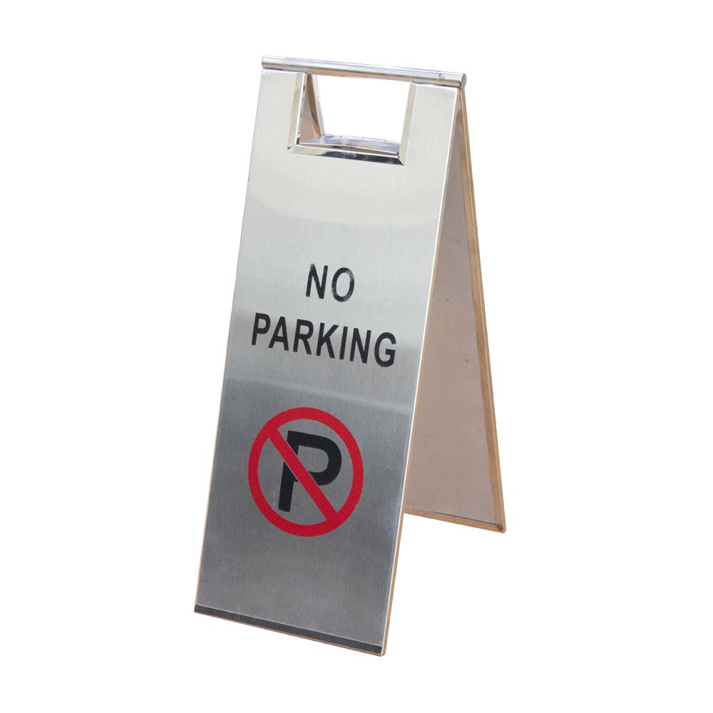 Stainless Steel Type-A No Parking Sign Outdoor for Safety - Biri Group