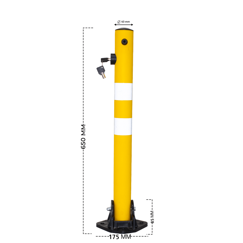 Plastic Reflective Manual Parking Lock