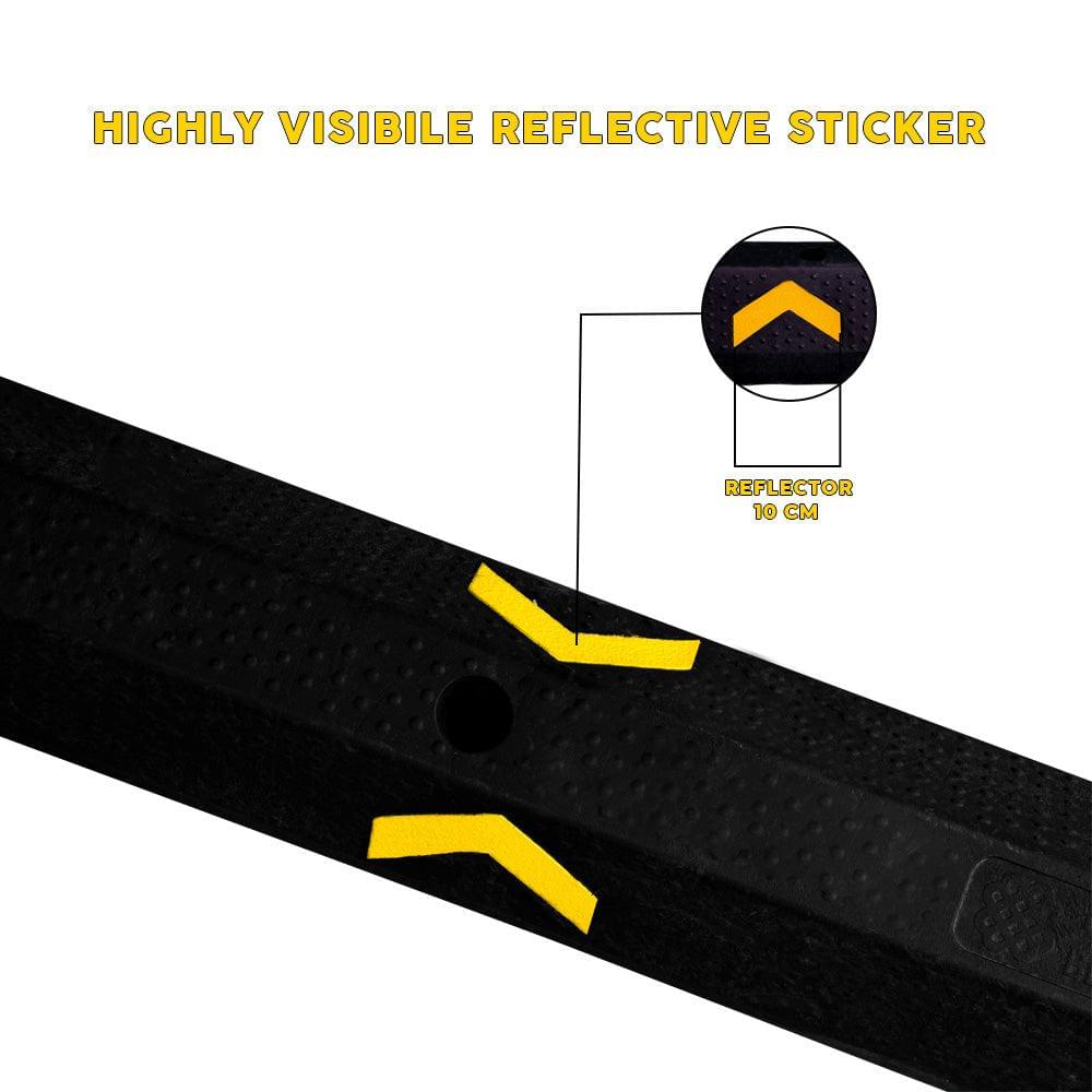 Reflective Wheel Stopper