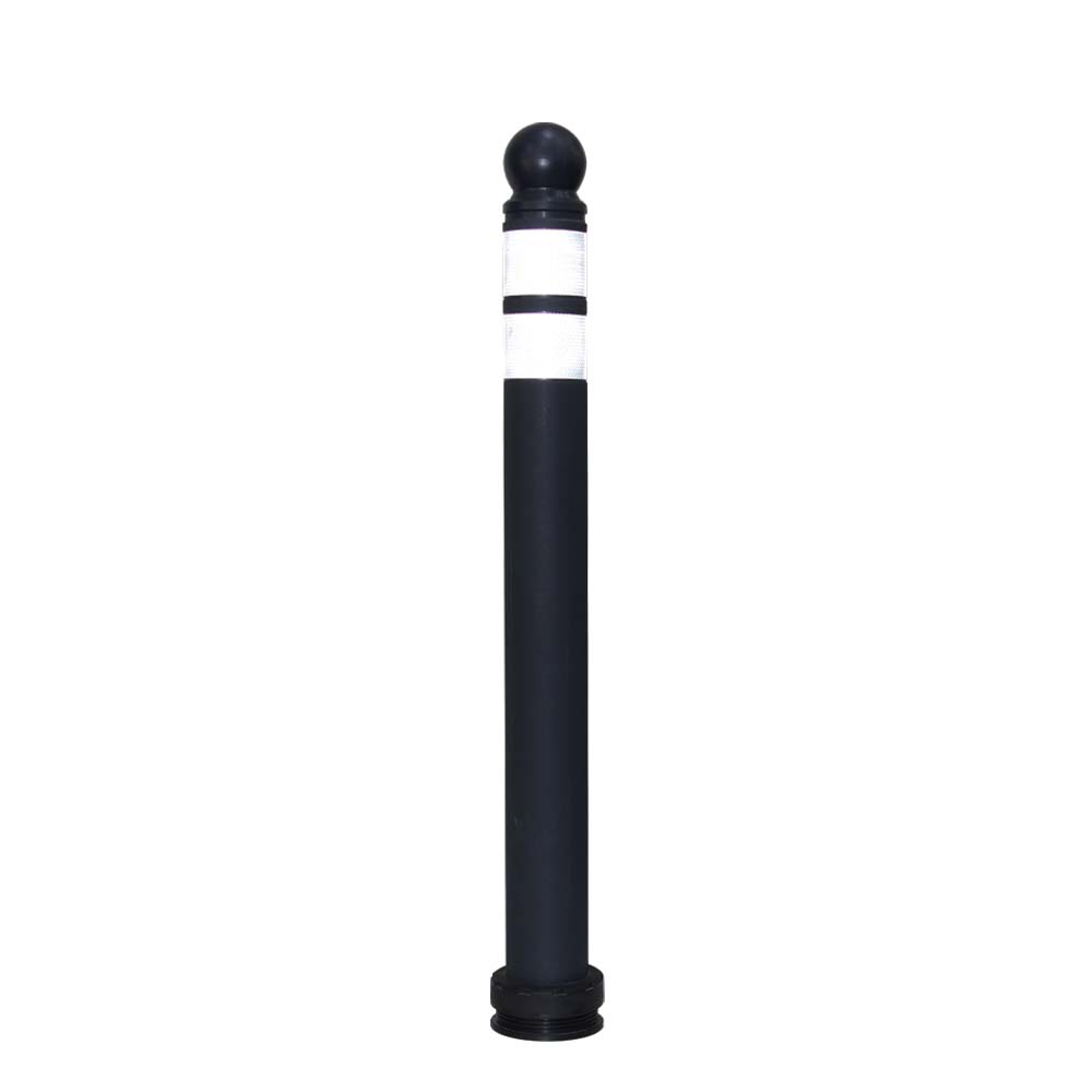 Reflective Anti Parking Traffic Delineator Post Set 87CM Black - Biri Group
