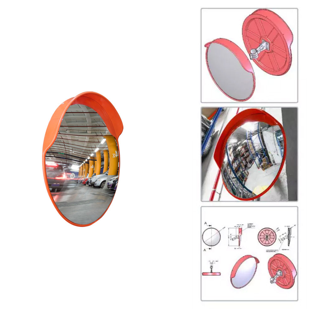 45CM Convex Safety Mirror Round for Driveway - Biri Group