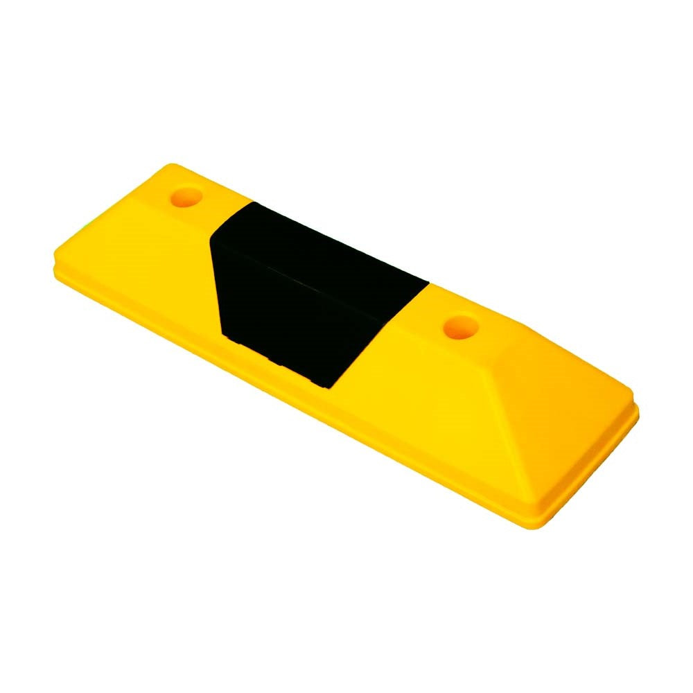 Wheel Stop 10X15X55CM - Yellow & Black - Biri Group