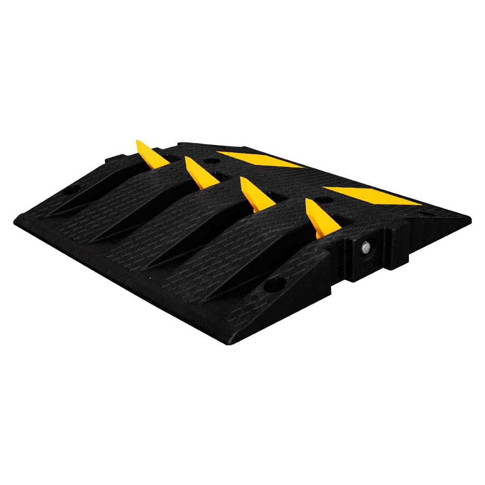 Spike Barrier Speed Ramp - Black & Yellow - Biri Group