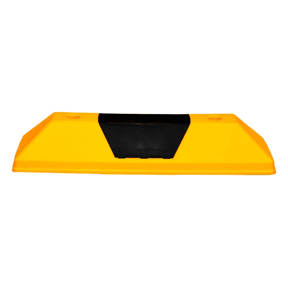 Wheel Stop 10X15X55CM - Yellow & Black - Biri Group