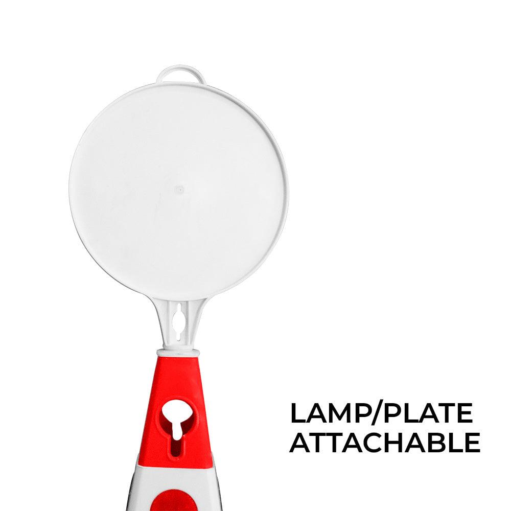 Unbreakable Safety Traffic Cone With Lamp Attachable