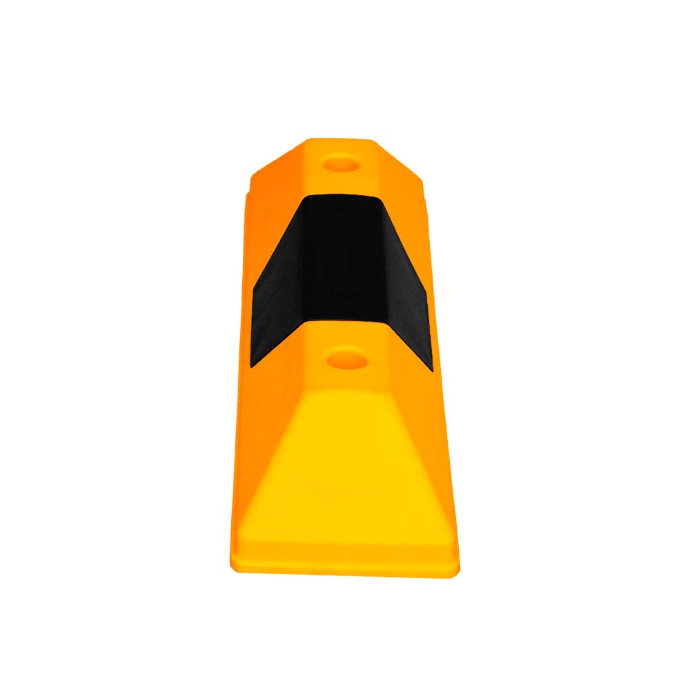 Wheel Stop 10X15X55CM - Yellow & Black - Biri Group