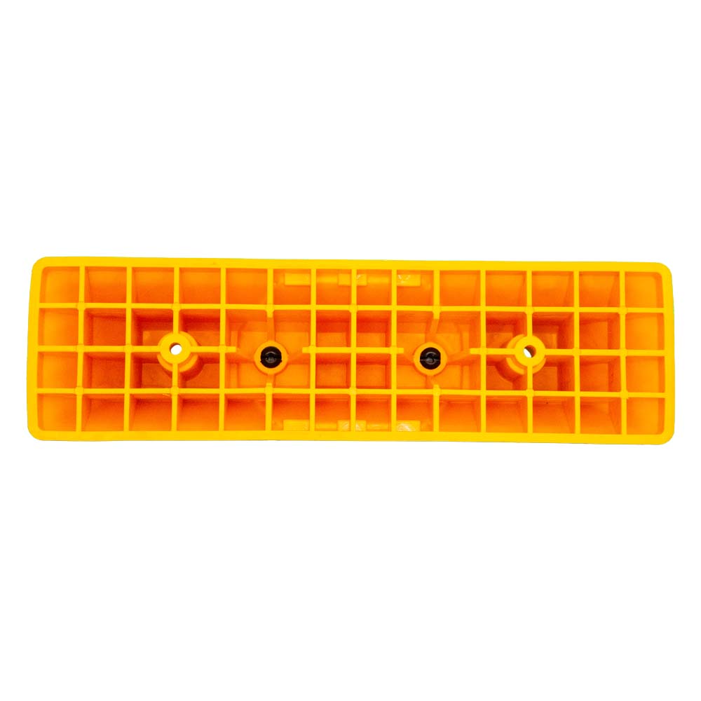Wheel Stop 10X15X55CM - Yellow & Black - Biri Group