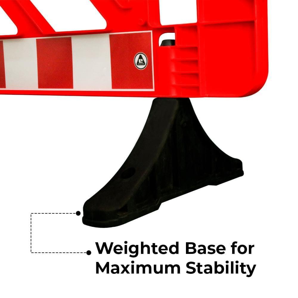 Traffic Maintenance Barrier With Weighted Base