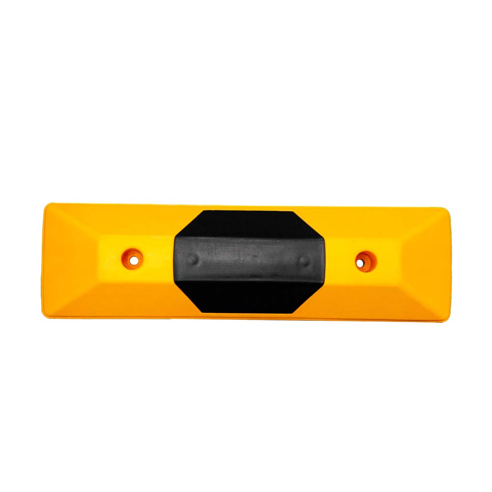 Wheel Stop 10X15X55CM - Yellow & Black - Biri Group