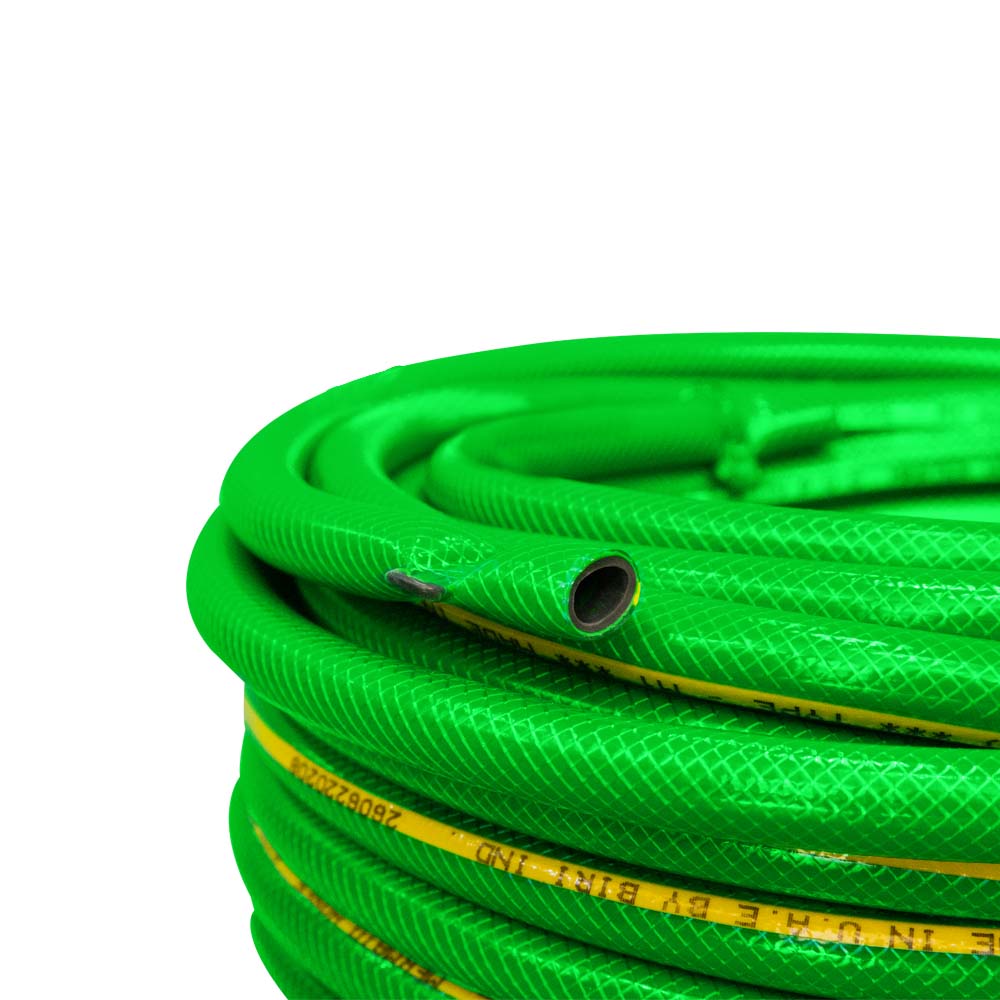 Garden Water Hose Reinforced 1/2 Inch 25 Meter – Green - Biri Group
