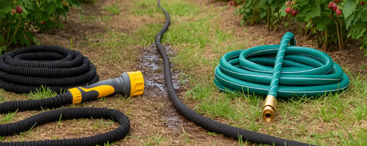 Comparing Different Types of Garden Hoses for Efficient Berry Plant Irrigation