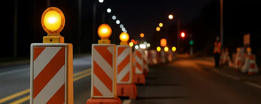 Why Properly Installed Barriers and Warning Signs Are Essential for Night-Time Road Safety