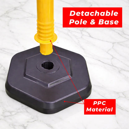 100CM Safety Delineator Post Yellow | Reflective Traffic Barrier Post