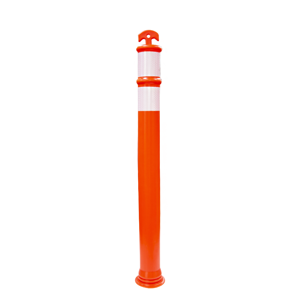 115 cm plastic delineator post orange Detachable 
