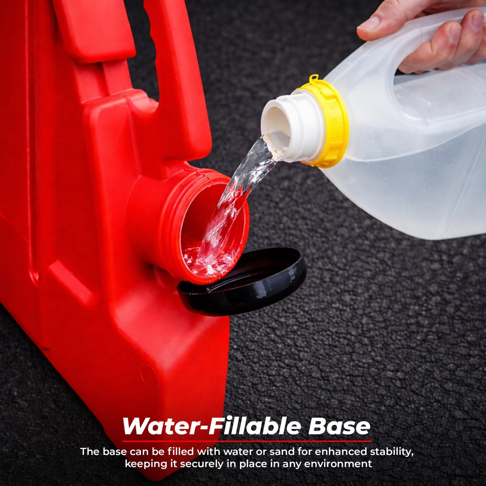 2.3 Meter Expandable Safety Barrier Red | Foldable Safety Barrier