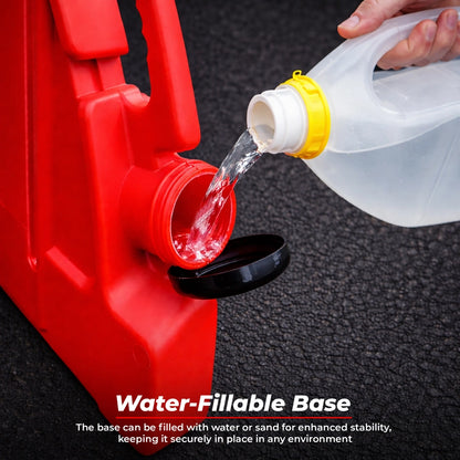 2.3 Meter Expandable Safety Barrier Red | Foldable Safety Barrier