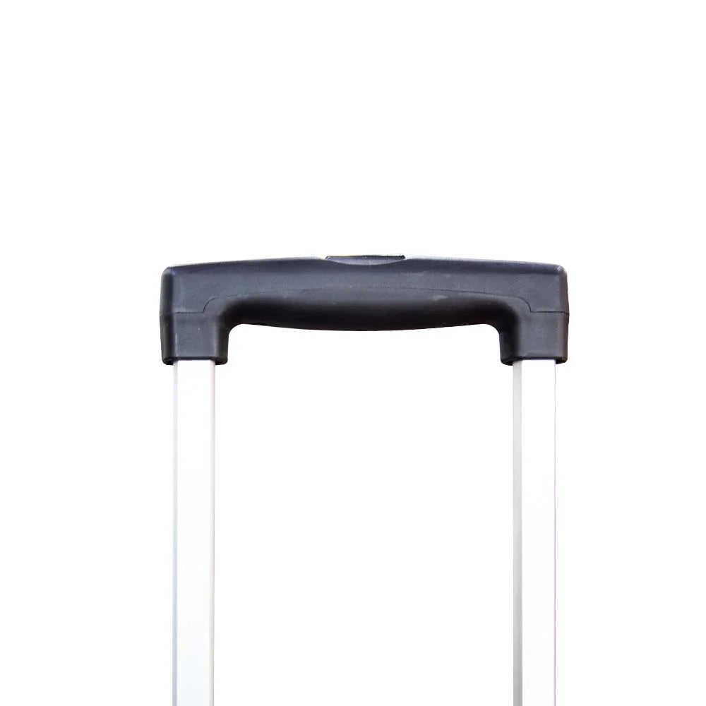 35 kg folding shopping trolley light black grey adjustable handle 