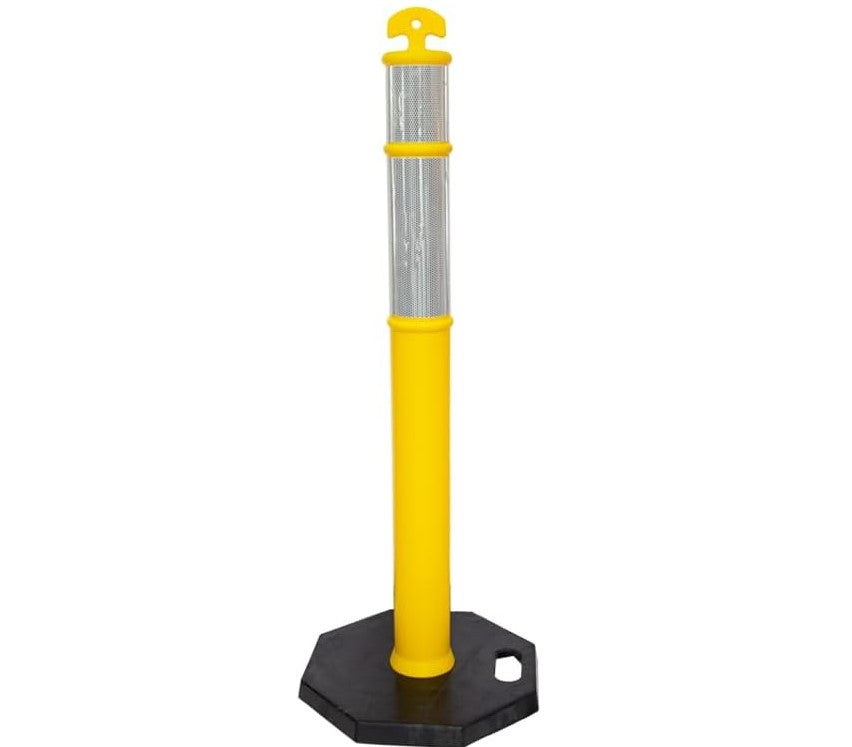 Yellow Traffic Safety Delineator Post 110CM
