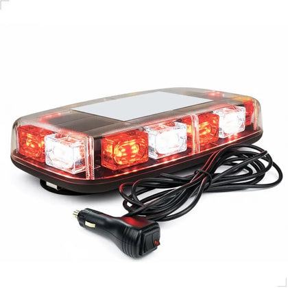 48 LED Roof Top Strobe Light Bar – Red & White