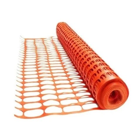 50 meter heavy duty fencing barrier safety mesh orange
